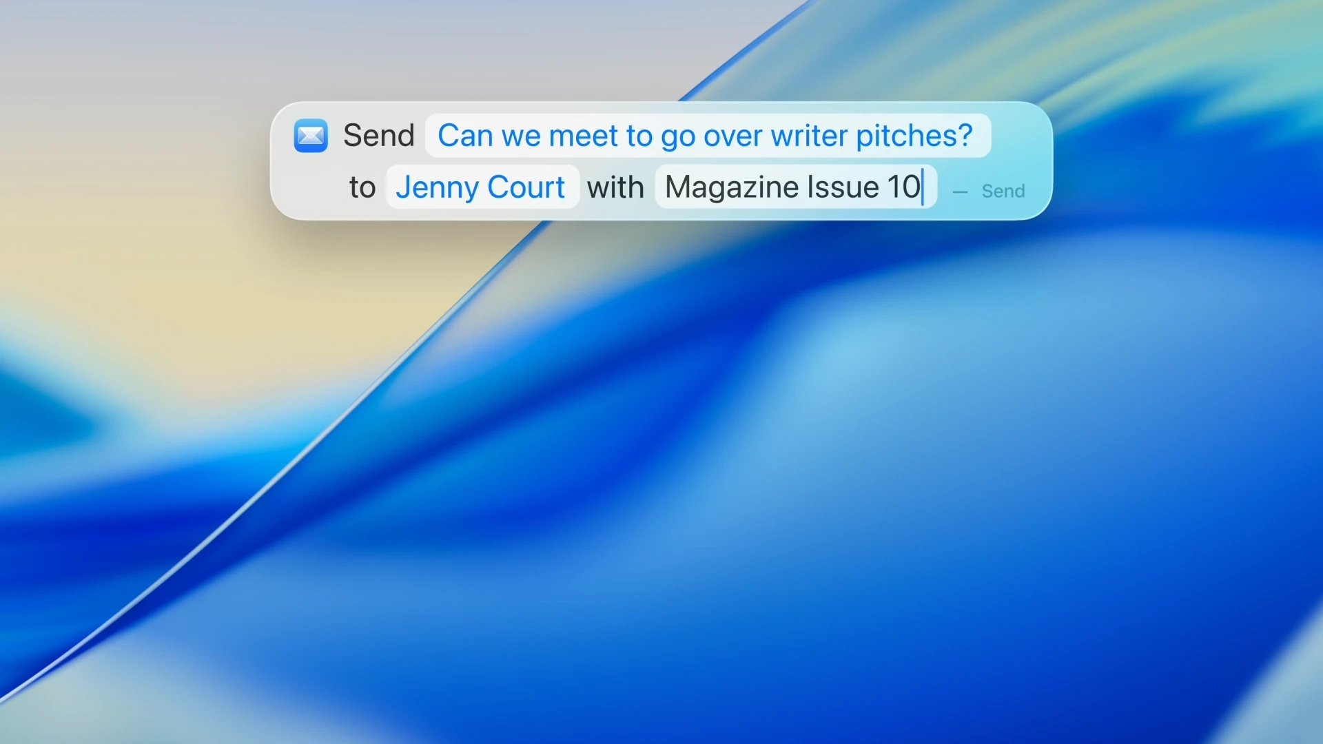 Wysyłanie wiadomości przez Spotlight